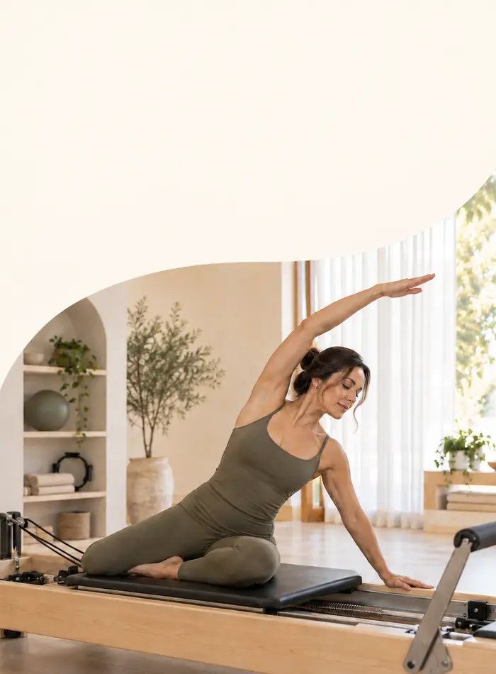 Aula de Pilates conduzida por Ana Paula de Sousa em São Carlos